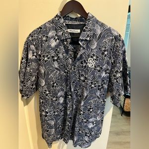 San Diego Padres Tommy Bahama Hawaiian Shirt